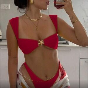 Red Bikini Set